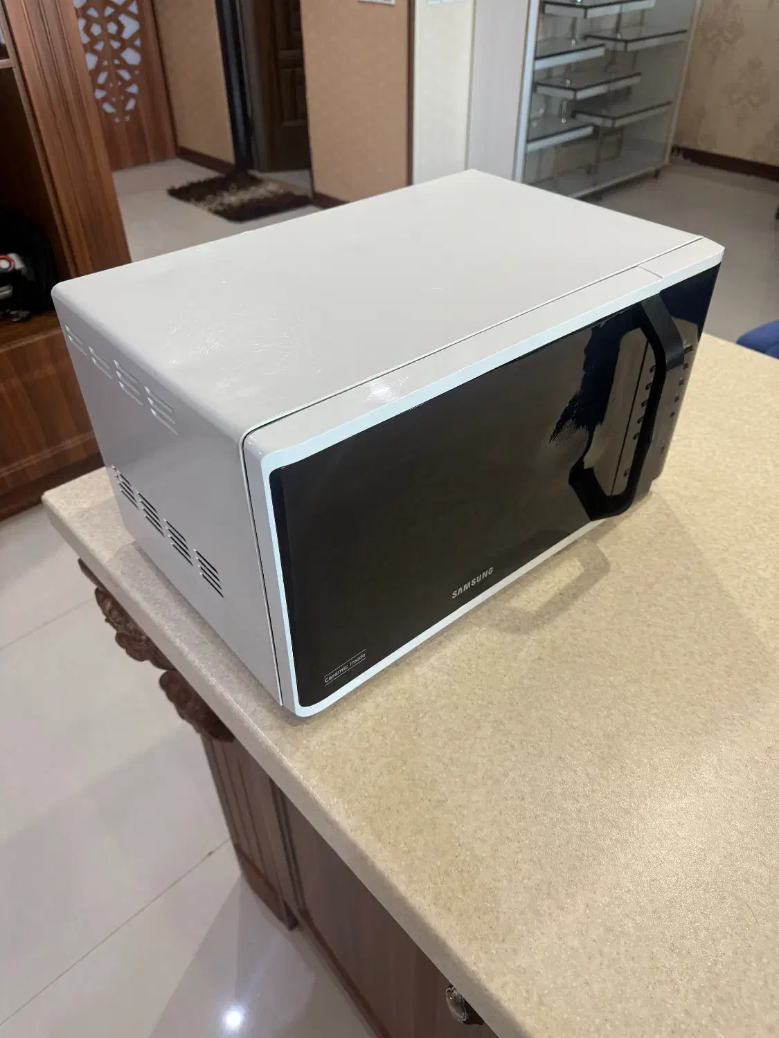 ماکروویو ماکروفر سامسونگ در حد نو|اجاق گاز و لوازم برقی پختوپز|کرج, عظیمیه|دیوار