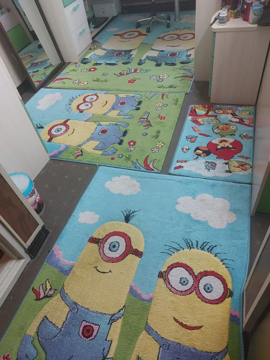 فرش اتاق کودک و ساعت|فرش|کرمان, |دیوار