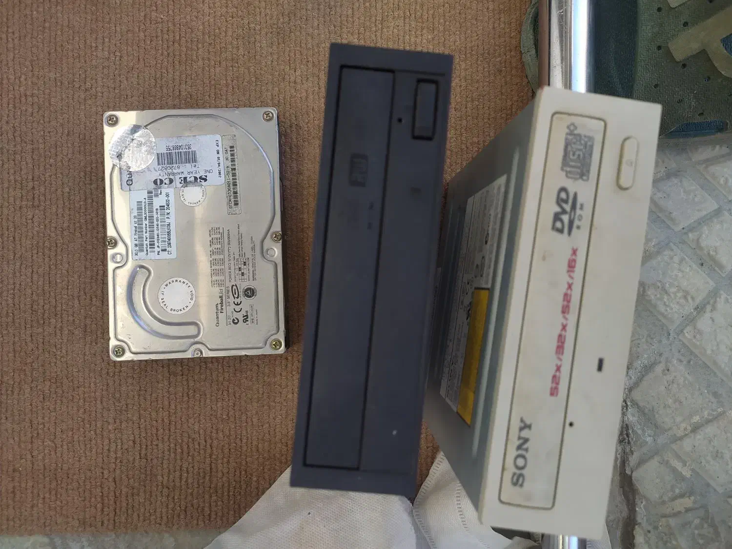 تستر پاور و DVD رایتر و هارد اینترنال|قطعات و لوازم جانبی رایانه|سنندج, |دیوار