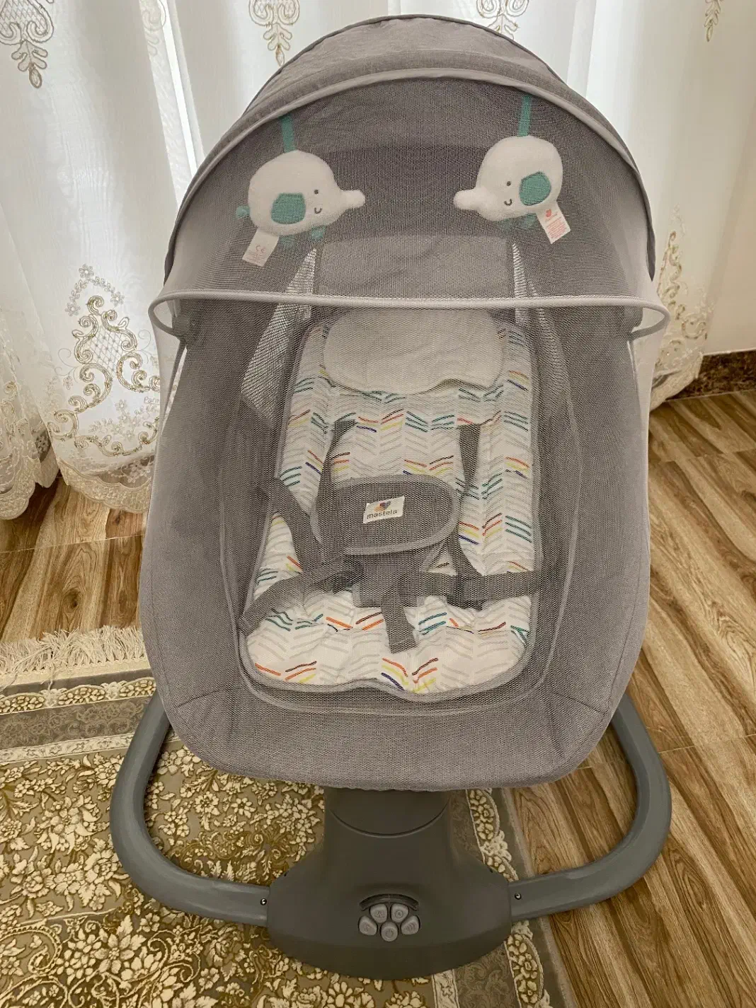 گهواره برقی ماستلا|تخت و صندلی بچه|رضوانشهر, |دیوار