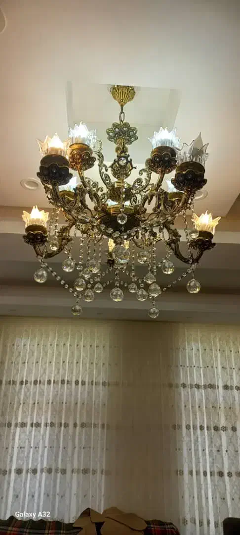 لوسترو پرده زبراوتابلو|لوستر و چراغ آویز|مهاباد (آذربایجان غربی), |دیوار