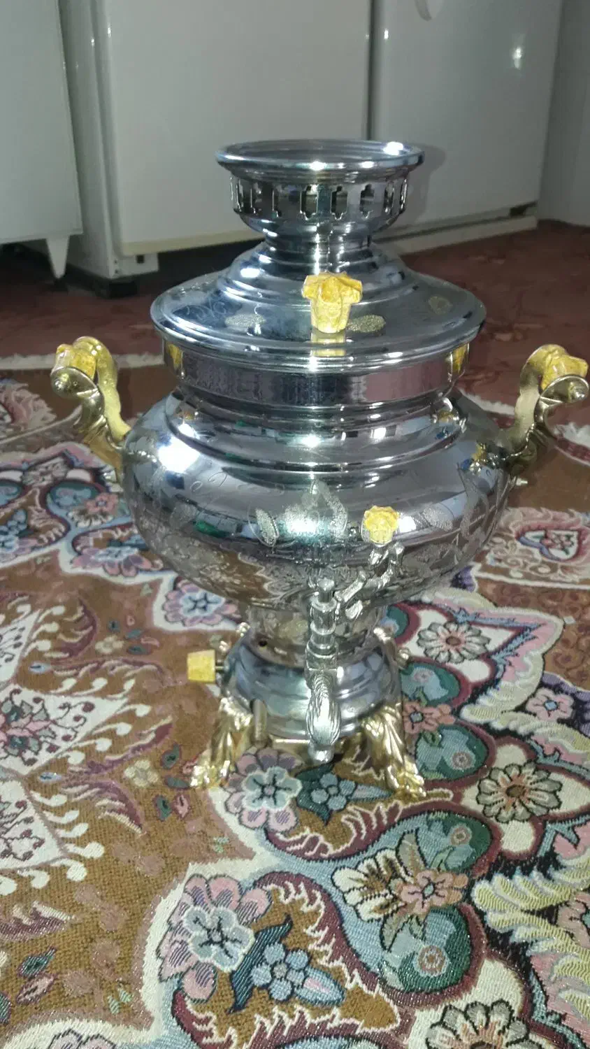 سماور گازی ۸لیتری|سماور، چای‌ساز، قهوه‌ساز|ماهیدشت, |دیوار