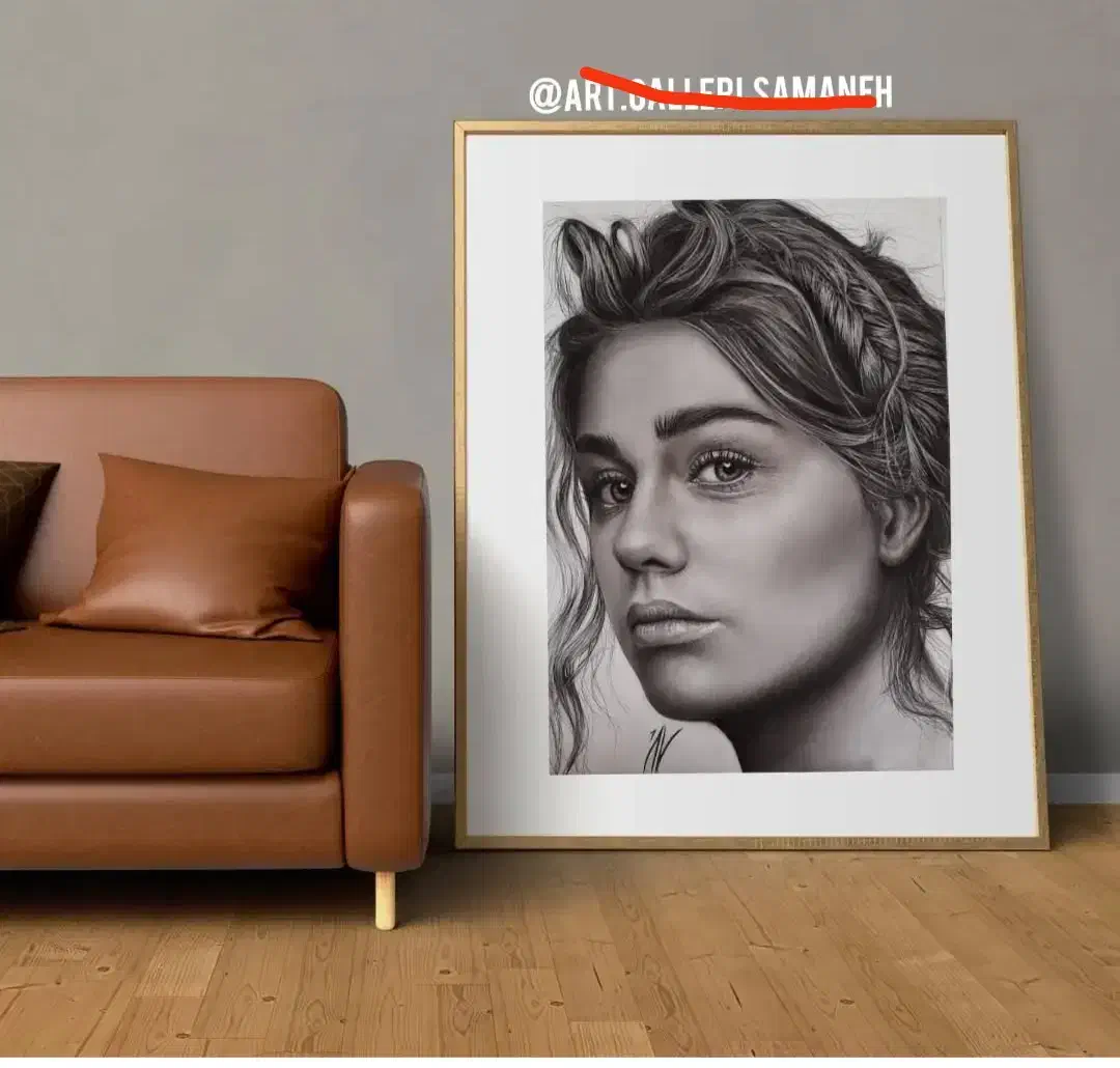 تابلو نقاشی سیاه قلم کار دست فقط ۷۰۰|تابلو، نقاشی، عکس|تهران, والفجر (افسریه)|دیوار