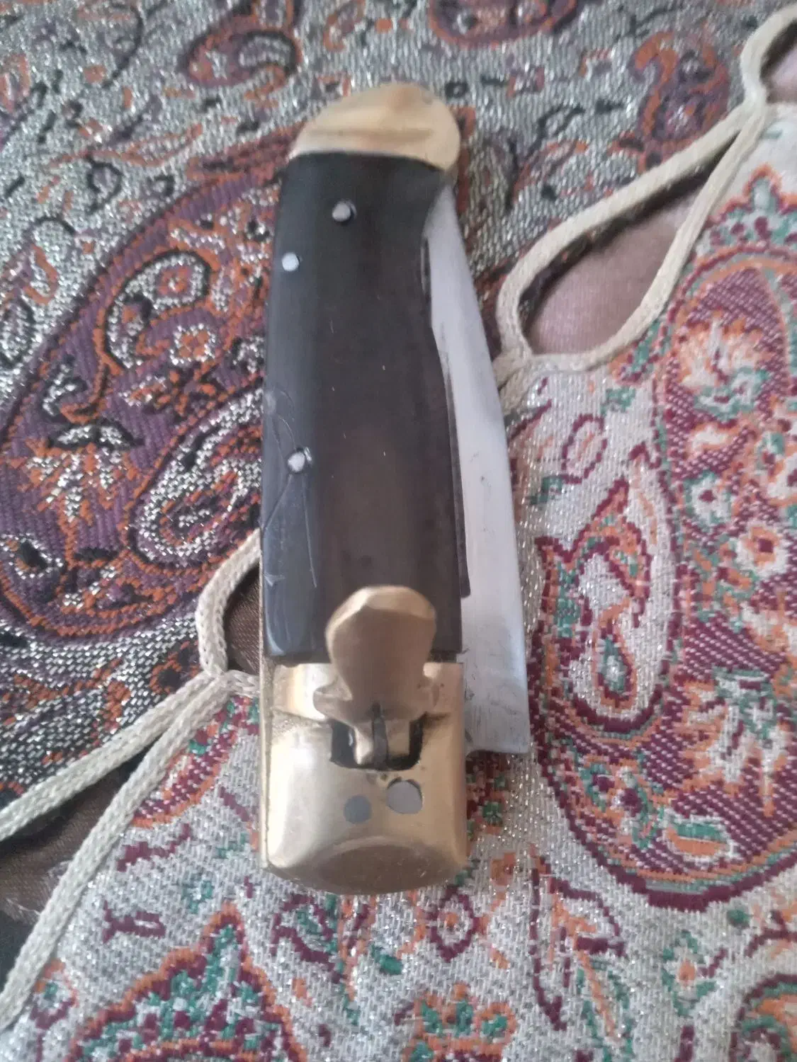 مخصوص کمپین وکوهنوردی چاقو ضامن دارکلکسیونی|کلکسیون اشیاء عتیقه|لنجان, |دیوار