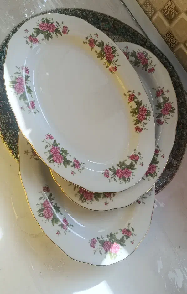 دیس گل سرخی|ظروف سرو و پذیرایی|کرمانشاه, |دیوار