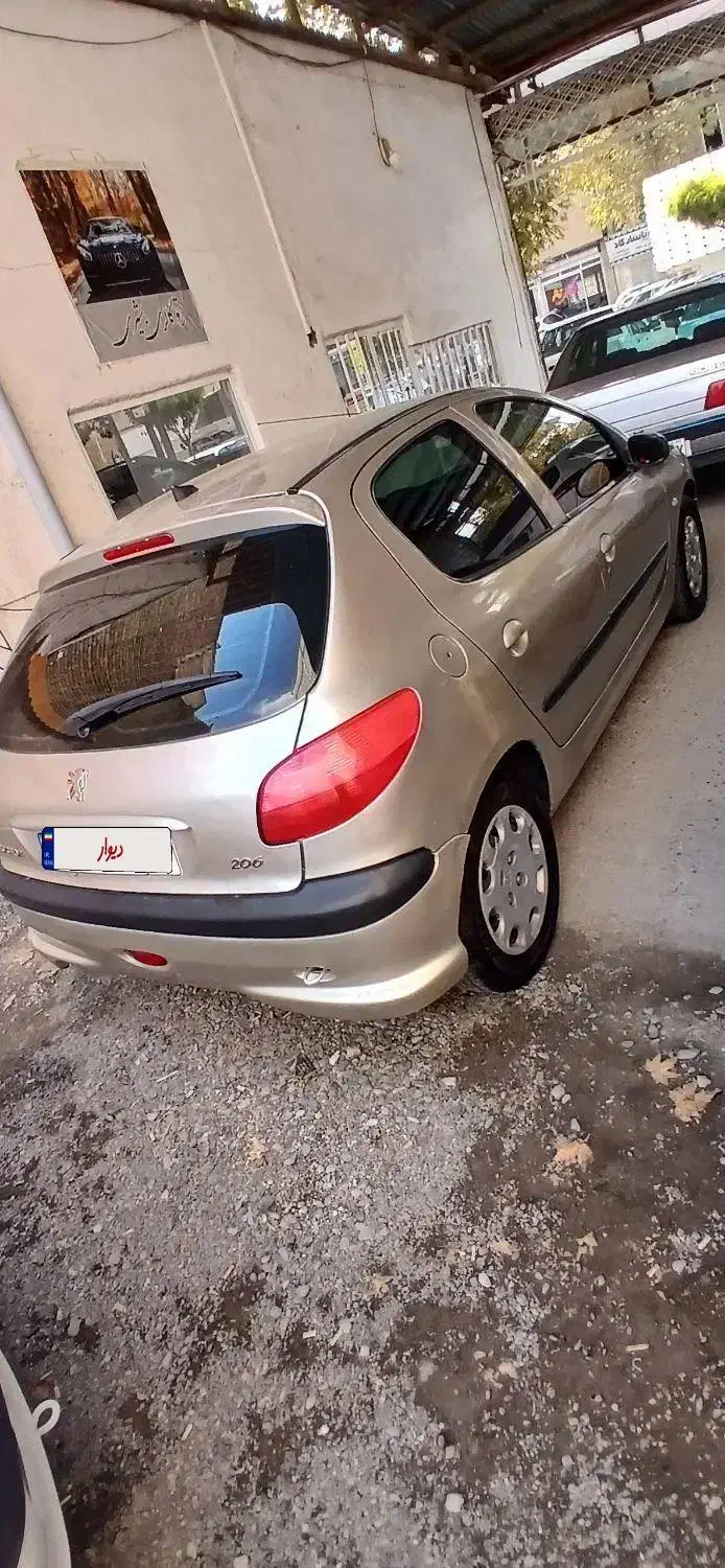 پژو ۲۰۶ مدل۸۴|خودرو سواری و وانت|خوی, |دیوار