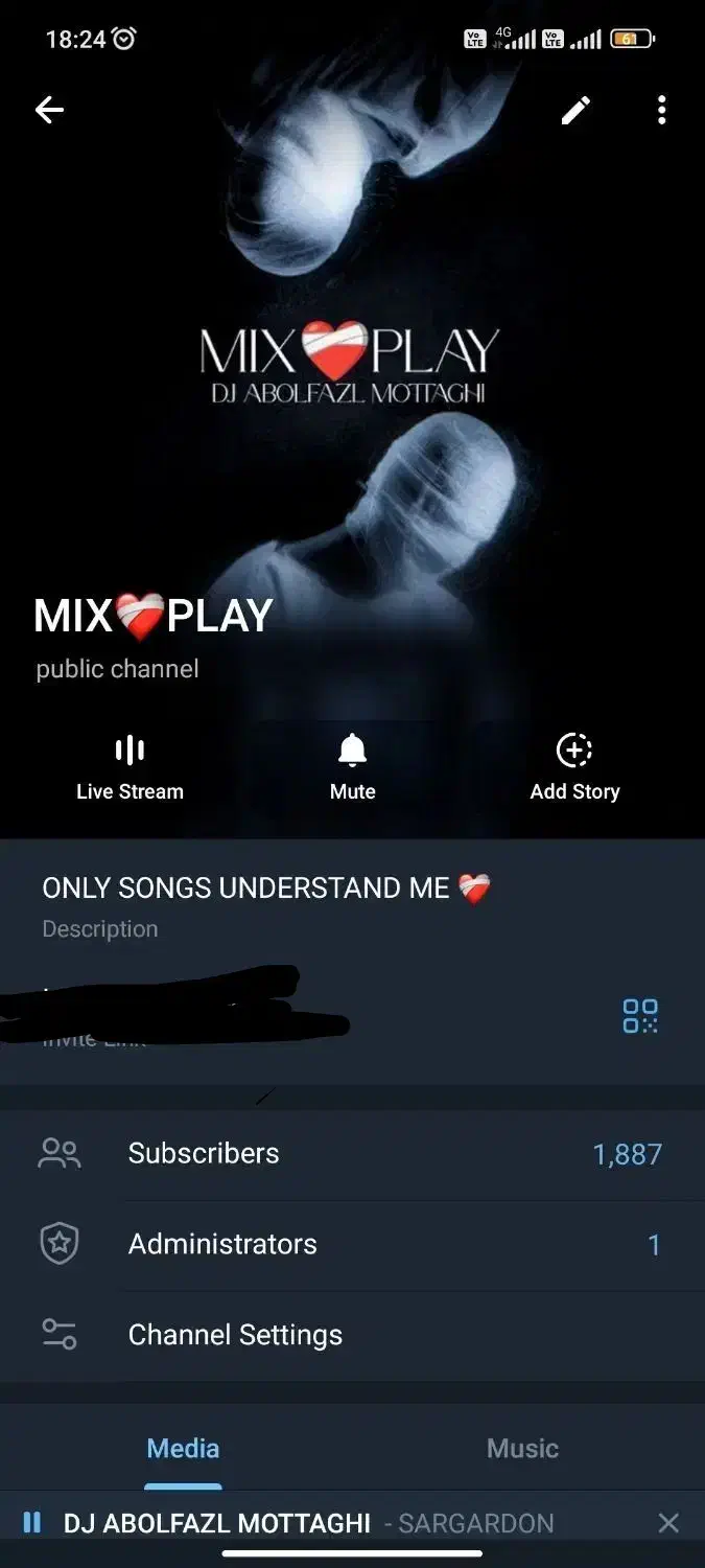 فروش چنل تلگرام 1.8K|لوازم جانبی موبایل و تبلت|باقرشهر, |دیوار