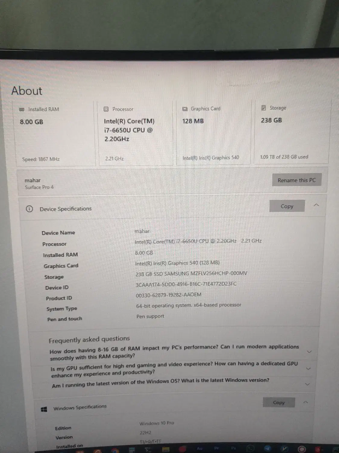 سرفیس پرو ۴|رایانه همراه|قم, پردیسان|دیوار