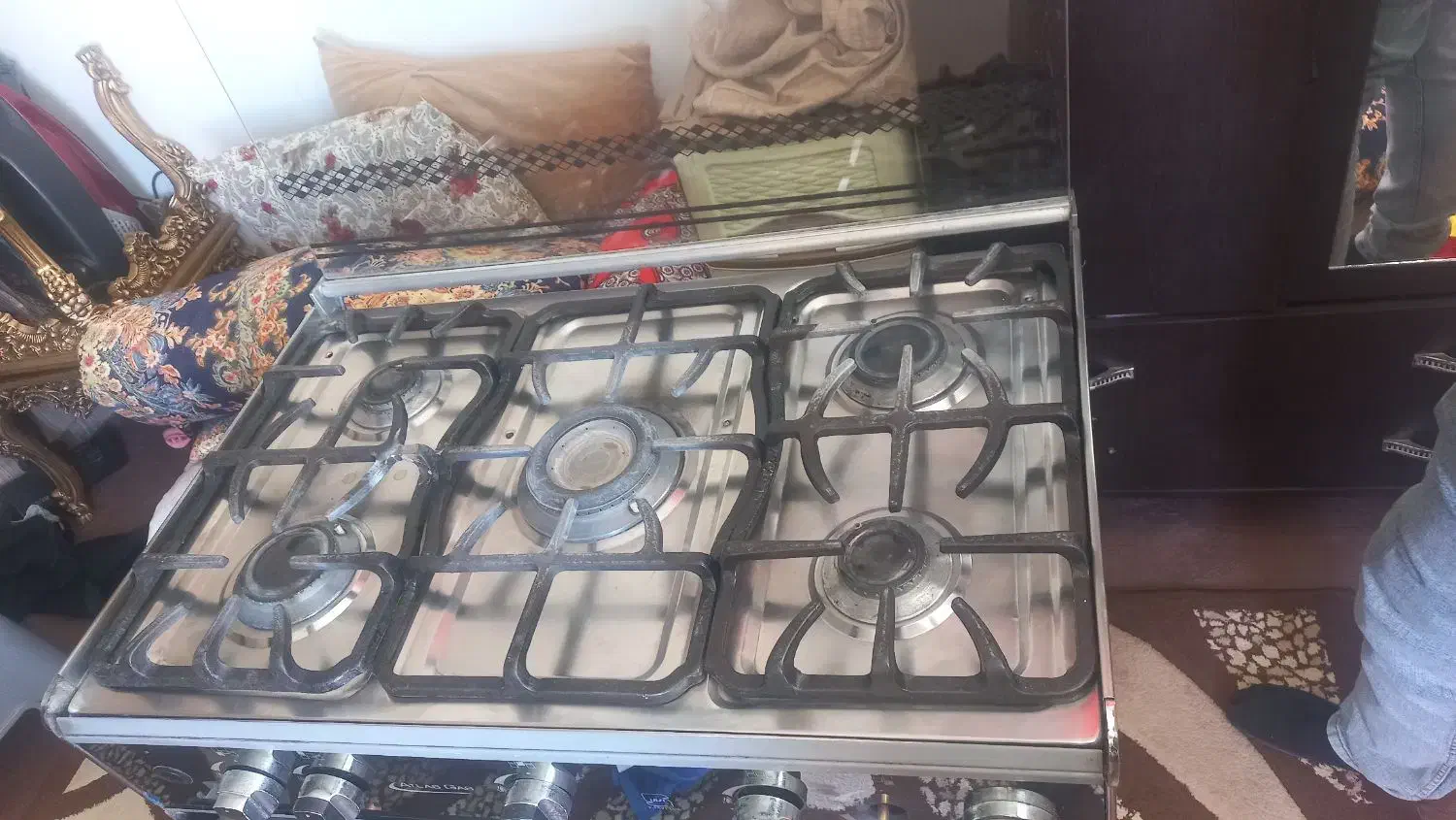 اجاق گاز ۵شعله سنگ هاازچودن|اجاق گاز و لوازم برقی پختوپز|اهر, |دیوار