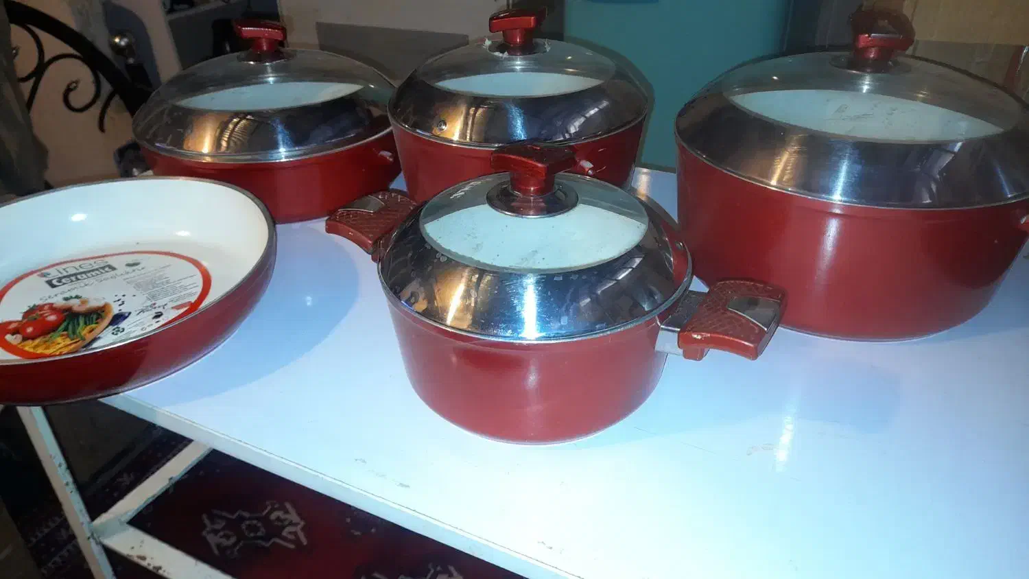 سرویس قابلمه سرامیک|ظروف پختوپز|تهران, آهنگران (سراسیاب دولاب)|دیوار