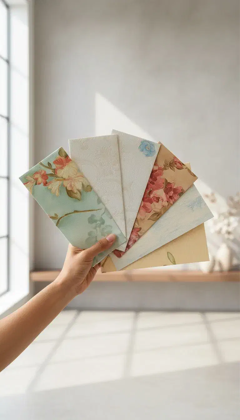 پاکت از کاغذ دیواری دست ساز|لوازم التحریر|ساوه, |دیوار