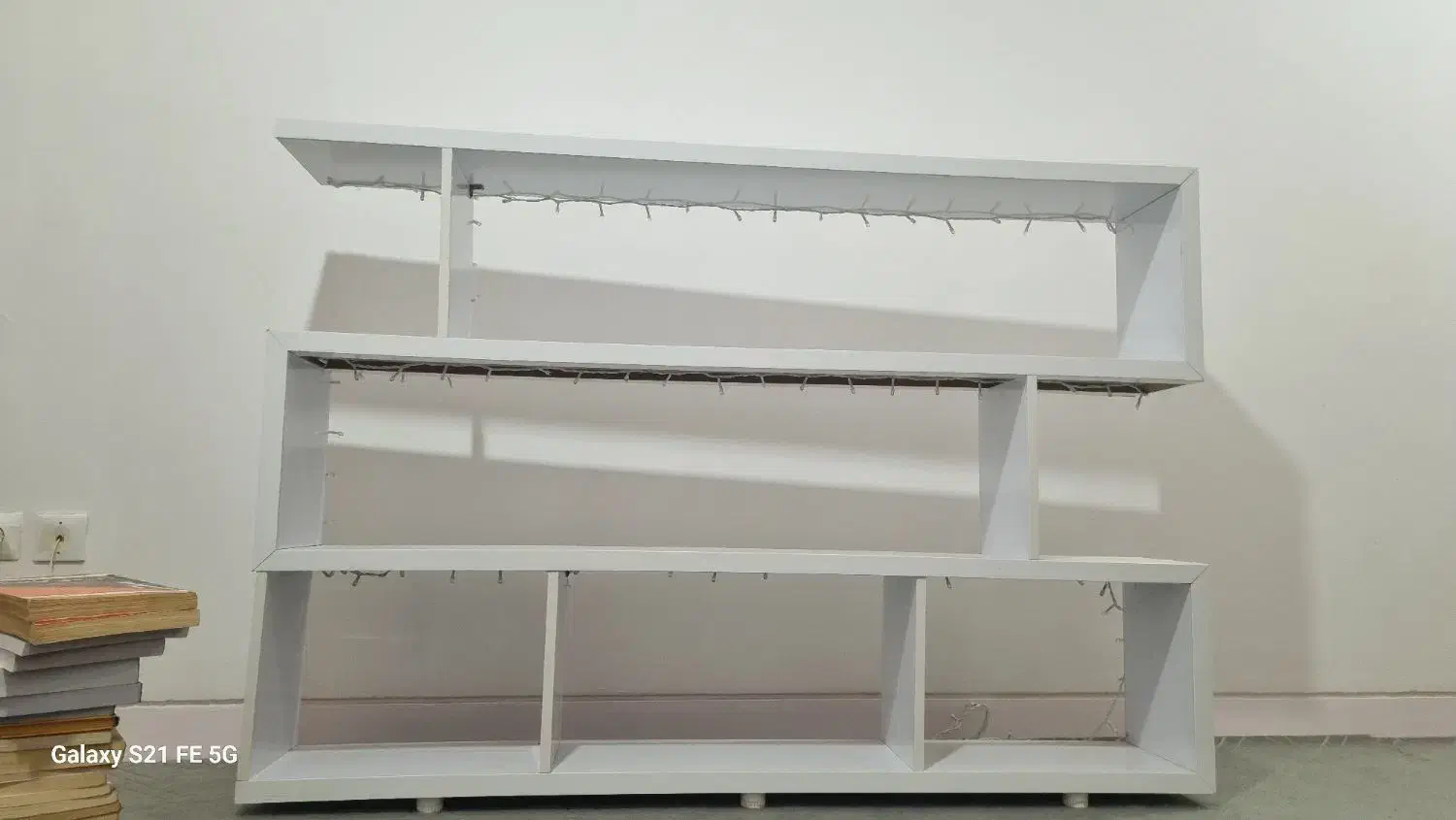 کتابخانه ام دی اف دست ساز کاملا تمیز|کتابخانه، شلف، قفسه‌های دیواری|بندرعباس, |دیوار