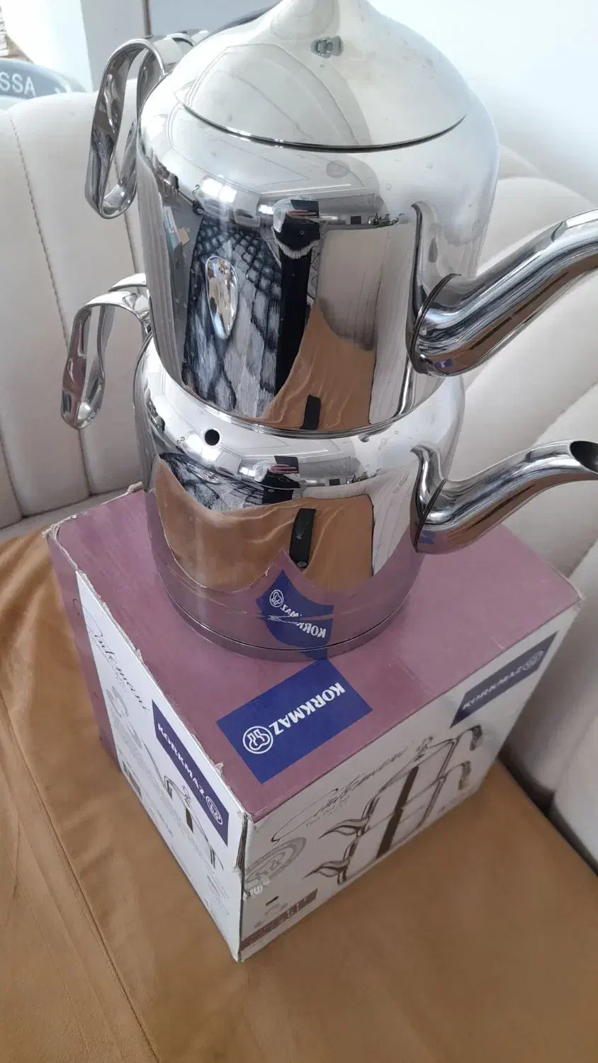 کتری وقوری کرکماز ترک اصل|قوری، کتری، قهوهساز دستی|یاسوج, |دیوار