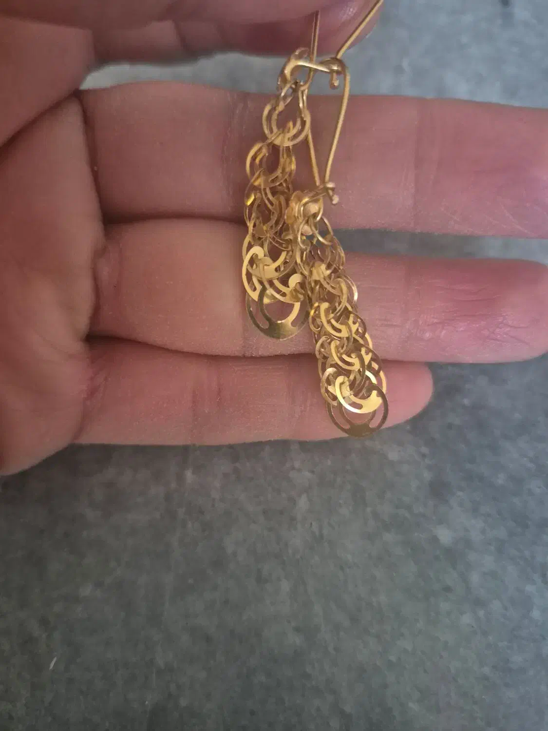 گوشواره لیزرکات|جواهرات|ساوه, |دیوار