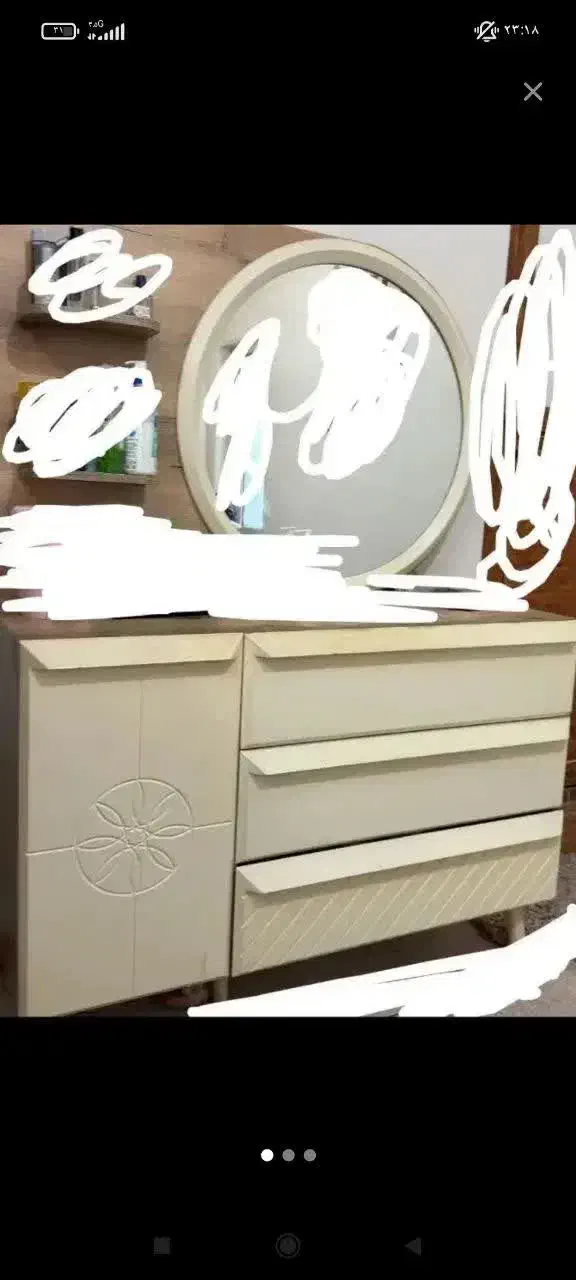 یک عدد میز آرایش|میز و صندلی غذاخوری|قرچک, زیبا شهر|دیوار