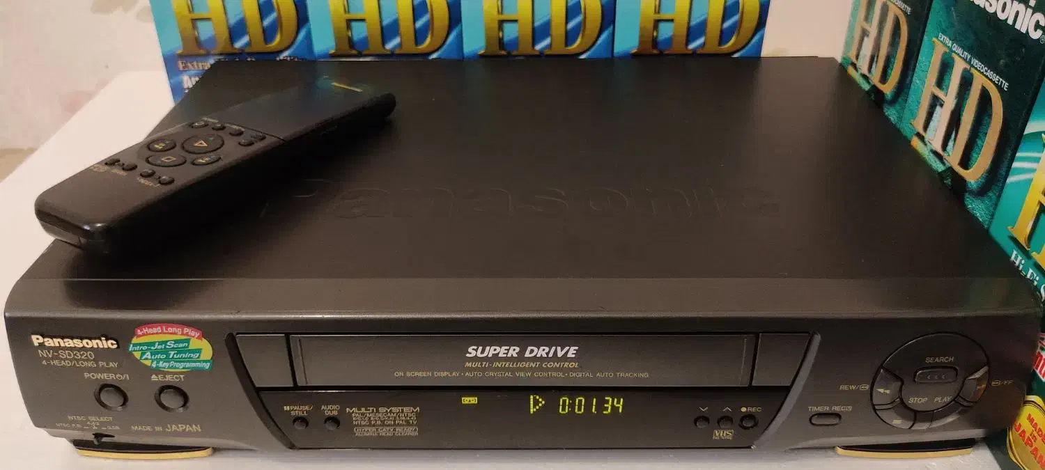 ویدیو پاناسونیک 4 هد سالم با کارتن|پخش‌کننده DVD و ویدیو|مشهد, جاهد شهر|دیوار