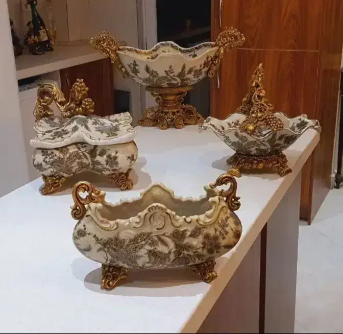 ظروف دکوری سرویس پذیرایی زیرخاکی زیر خاکی|صنایع دستی و سایر لوازم تزئینی|کرج, فاز ۳ مهرشهر|دیوار