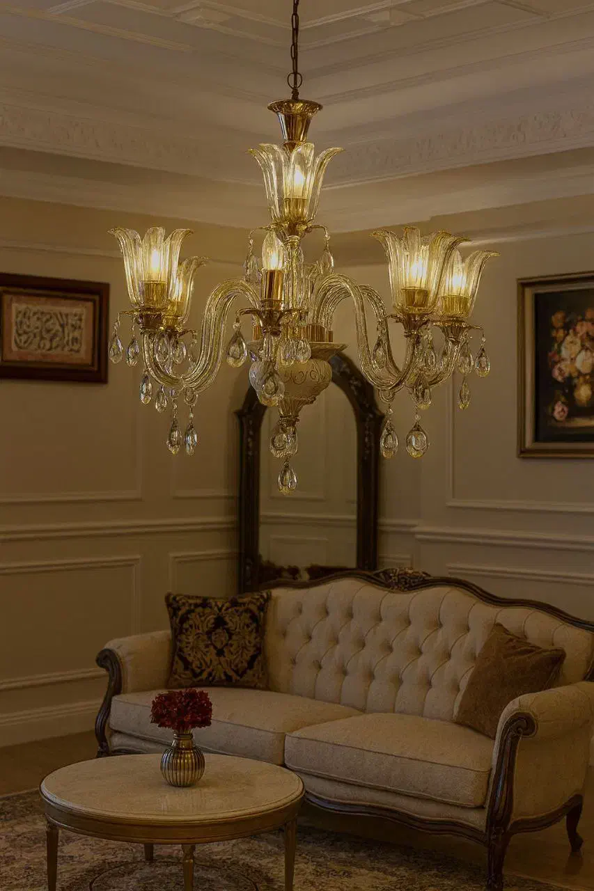 لوستر های شاخه و کریستالی تخفیف یلدایی خورده|لوستر و چراغ آویز|تهران, بازار|دیوار