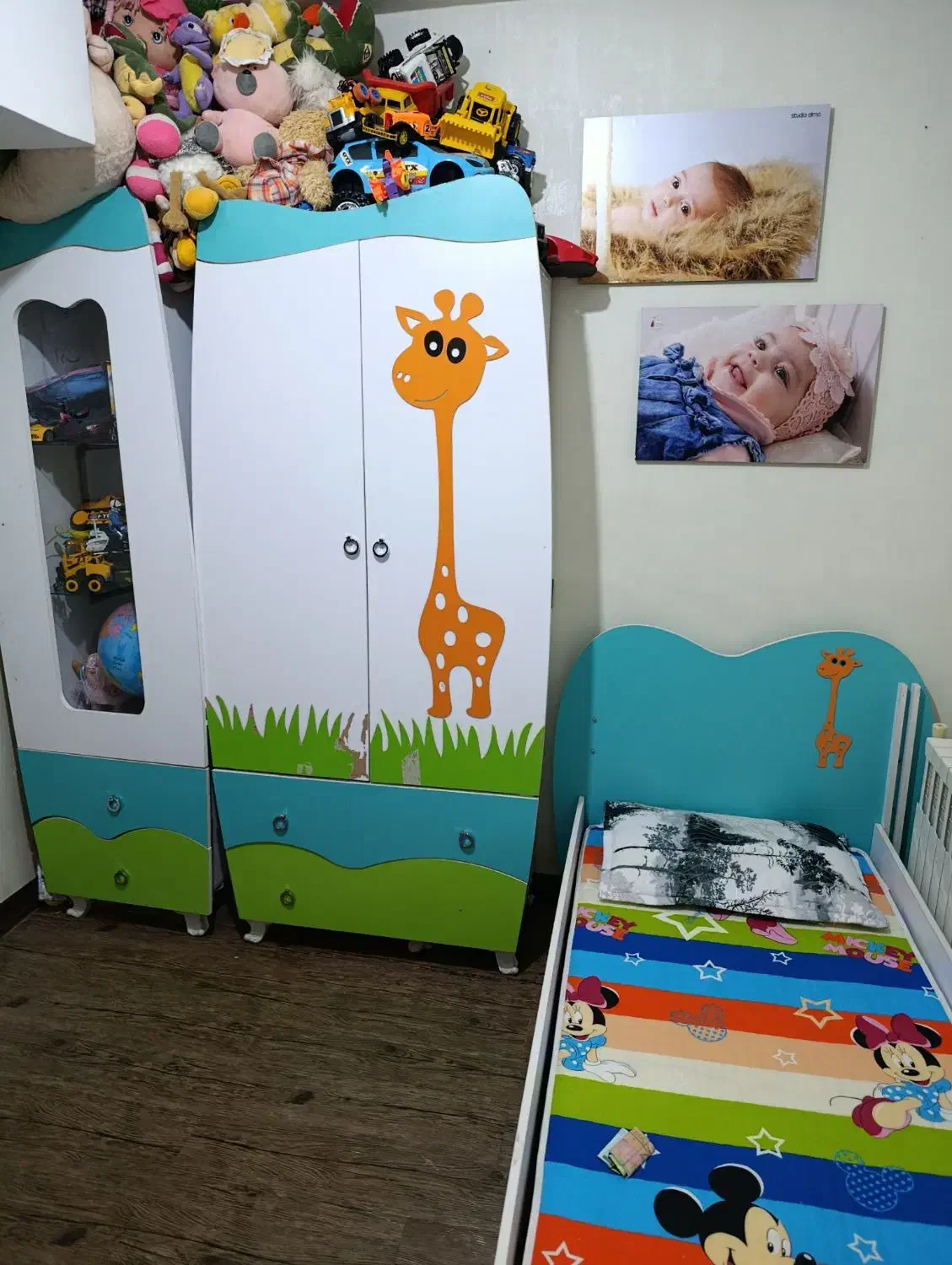 تخت،کمد،ویترین،میز کودک ،تشک سالم|تخت و صندلی بچه|قزوین, |دیوار