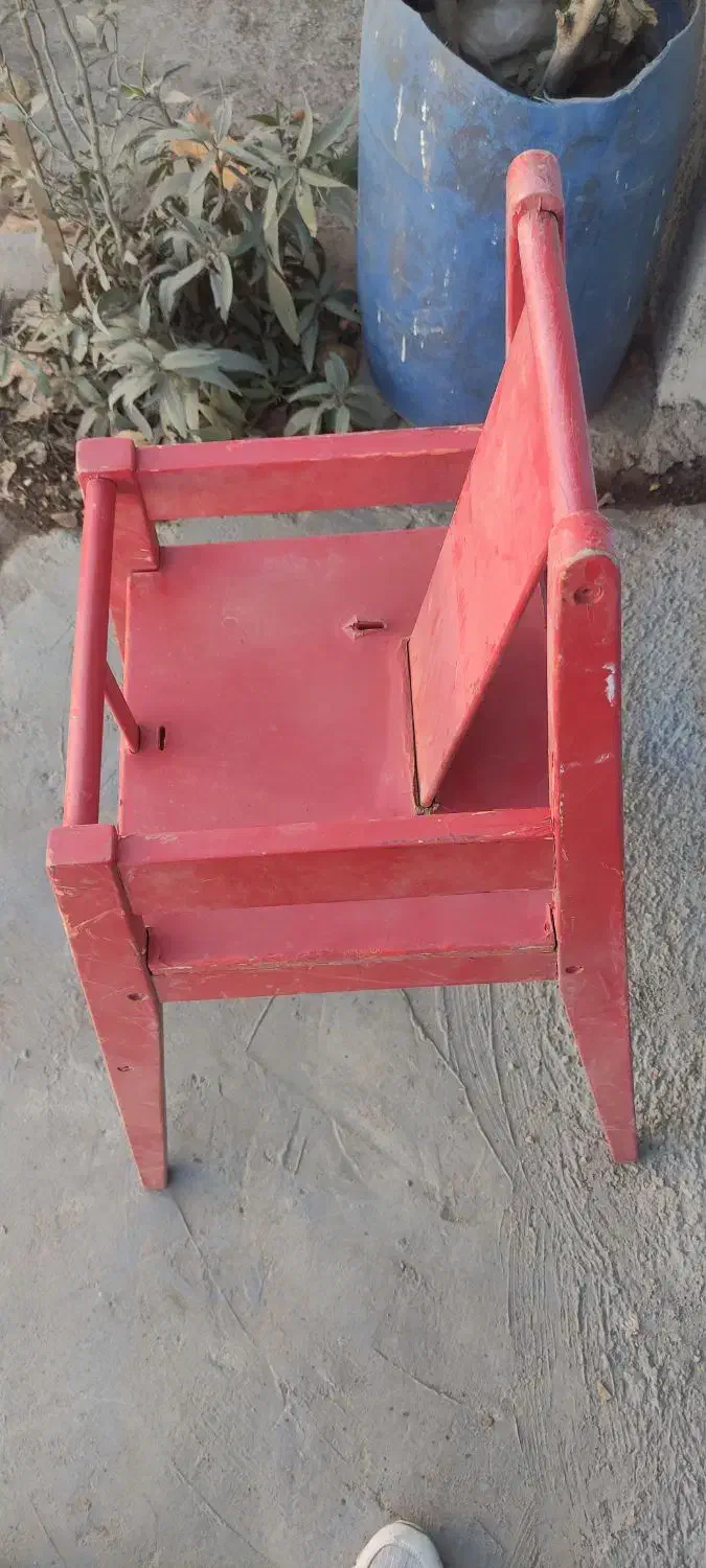 صندلی غذای کودک تمام چوبی ایکیا|تخت و صندلی بچه|شیراز, انجیره|دیوار