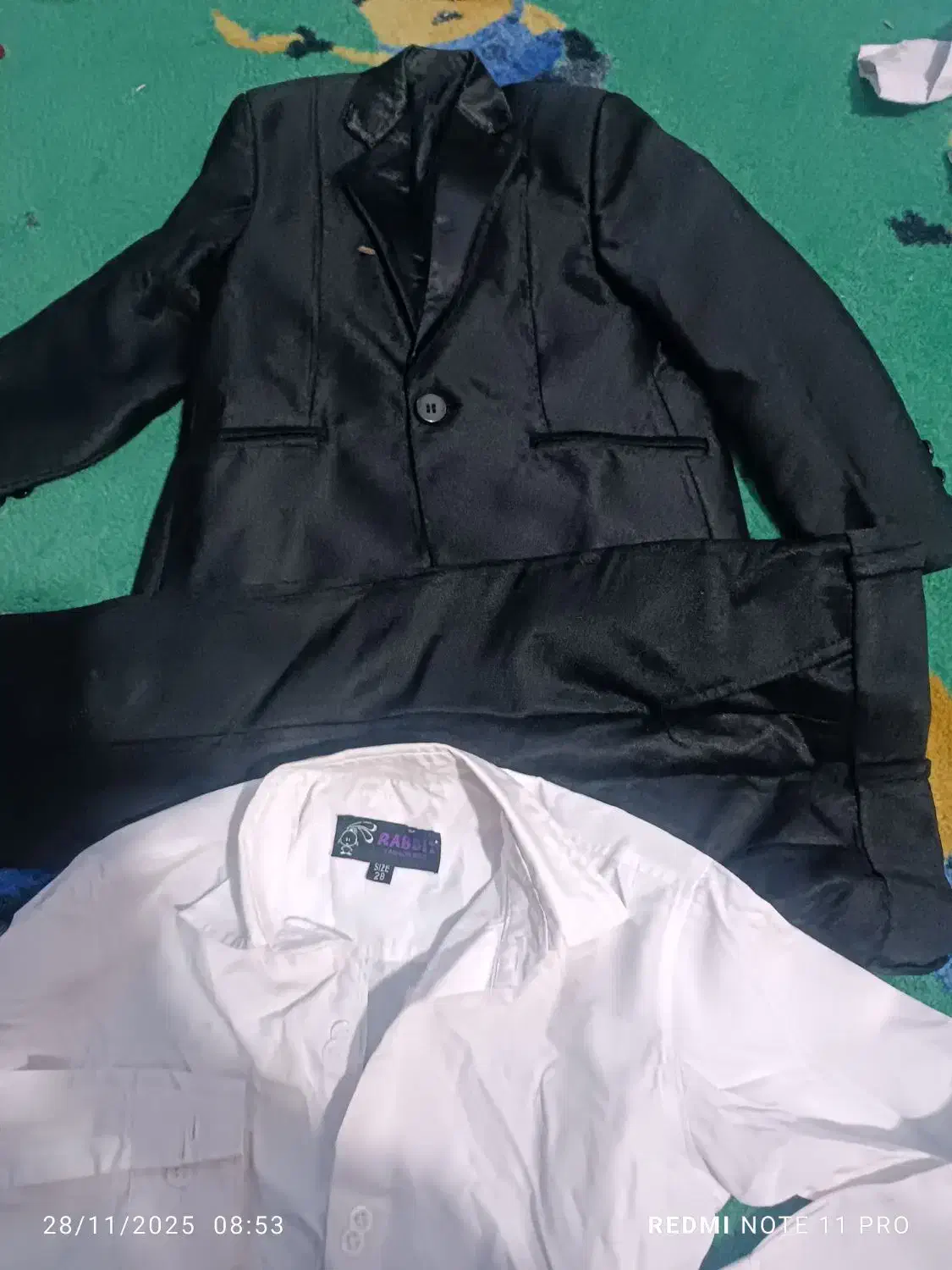 ست کت و شلوارو پیراهن برای  3 تا 4 سال فقط 500تومن|کفش و لباس بچه|خرمشهر, |دیوار