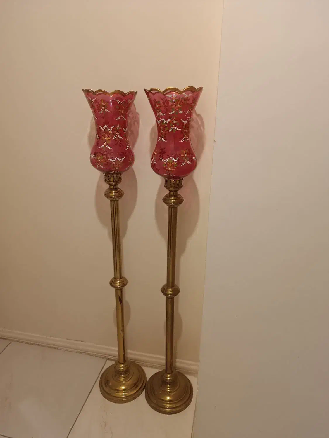 شمعدان پایه برنجی|صنایع دستی و سایر لوازم تزئینی|تهران, کاج|دیوار