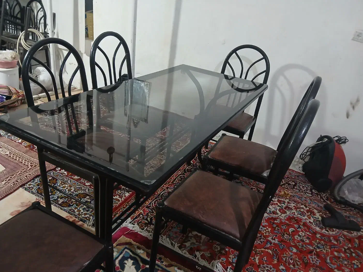 میزه غذا خوری ۶ نفری|میز و صندلی غذاخوری|اصلاندوز, |دیوار