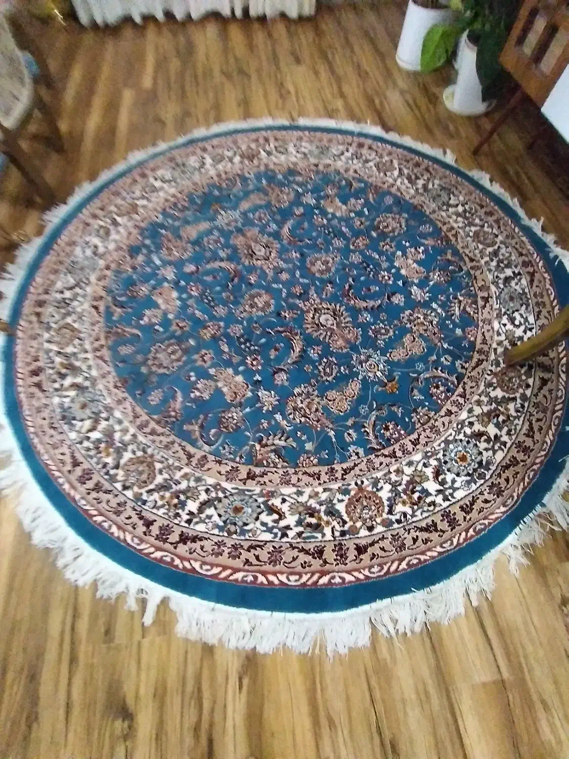 فرش گردفیروزه ای درحدنومناسب برای چهیزیه|فرش|گلبهار, شهر جدید گلبهار|دیوار