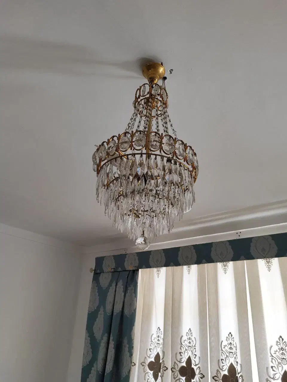 لوستر کریستالی|لوستر و چراغ آویز|سنندج, |دیوار
