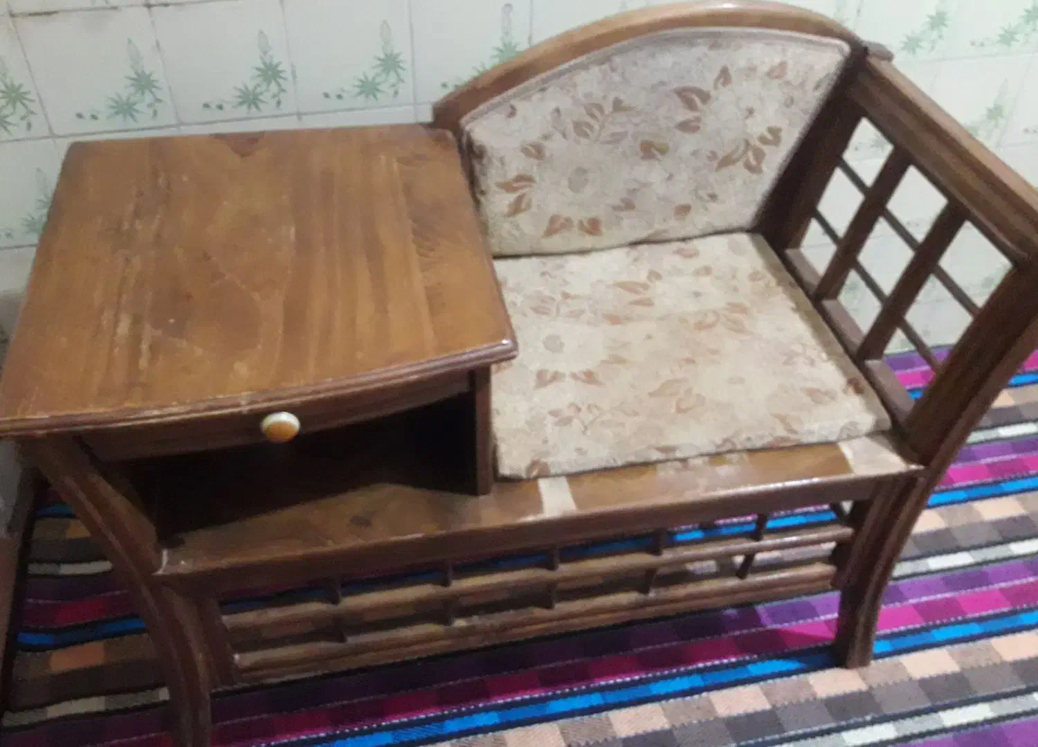 فروش آینه کنسول ومیزتلفن تمیز|میز تلفن|دزفول, |دیوار