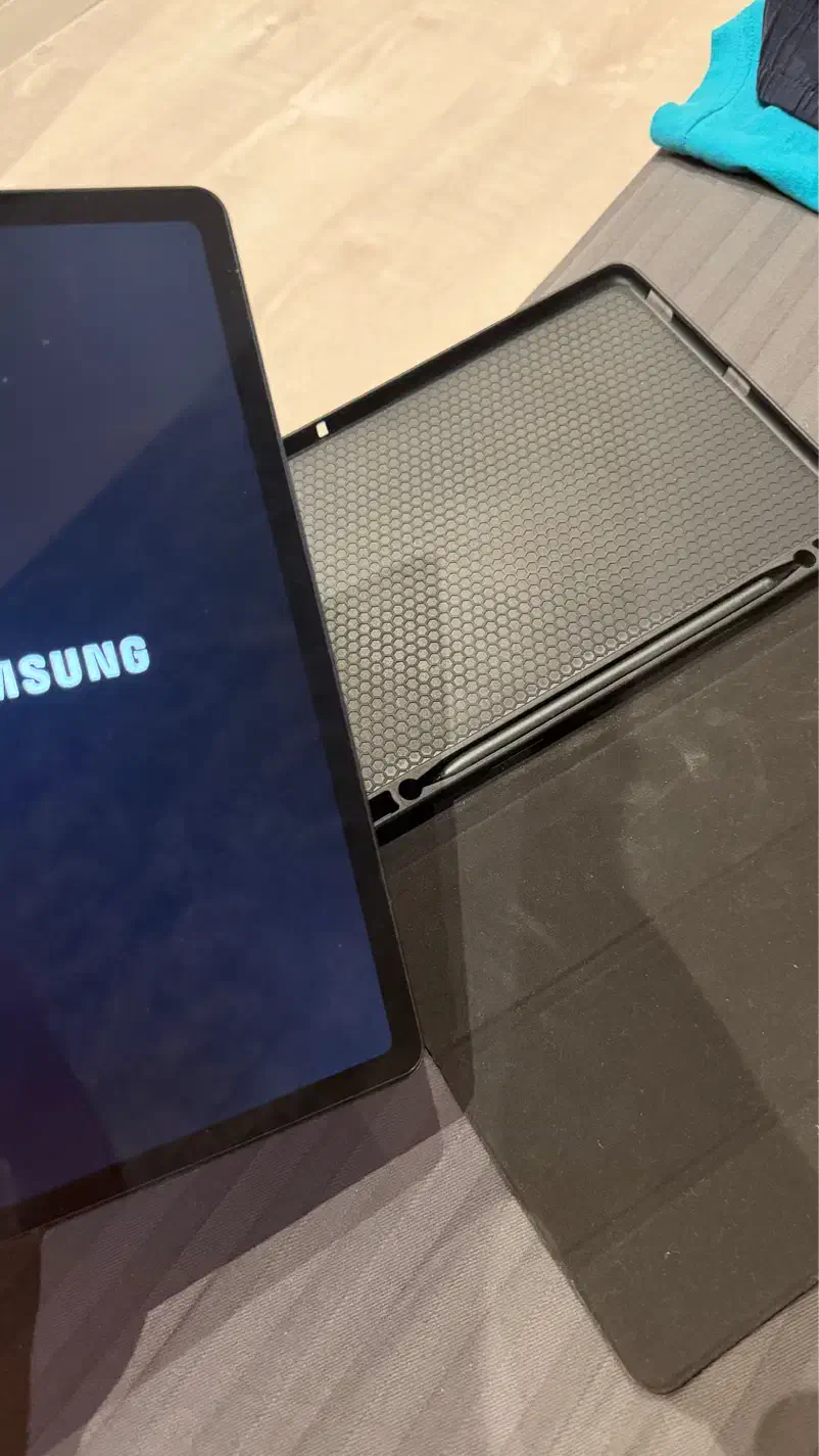 Galaxy s6 lite گلکسی اس۶ مشکی با قاب و قلم|تبلت|تهران, قبا|دیوار