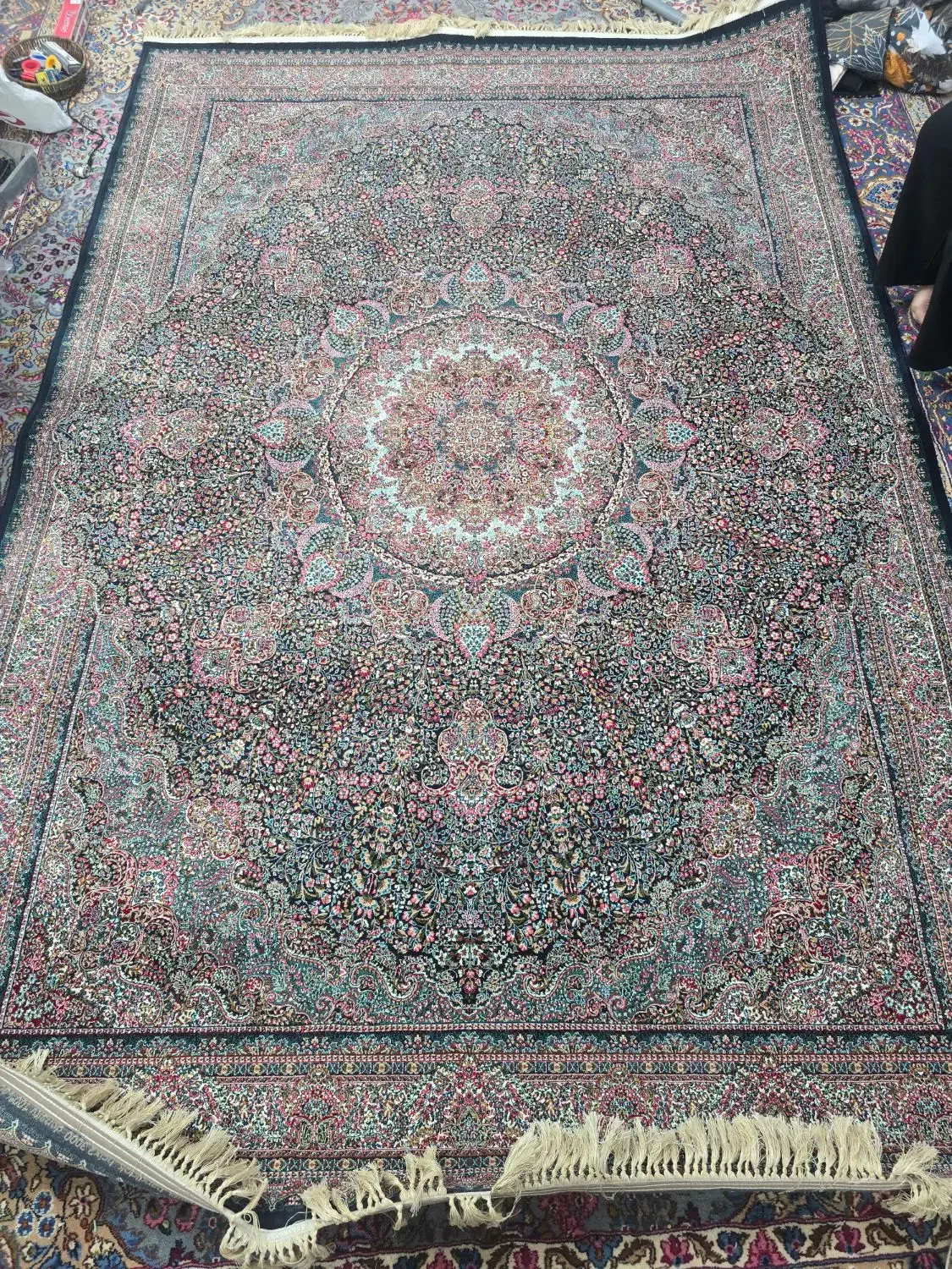 قالی ۶ متری|فرش|کرمان, |دیوار