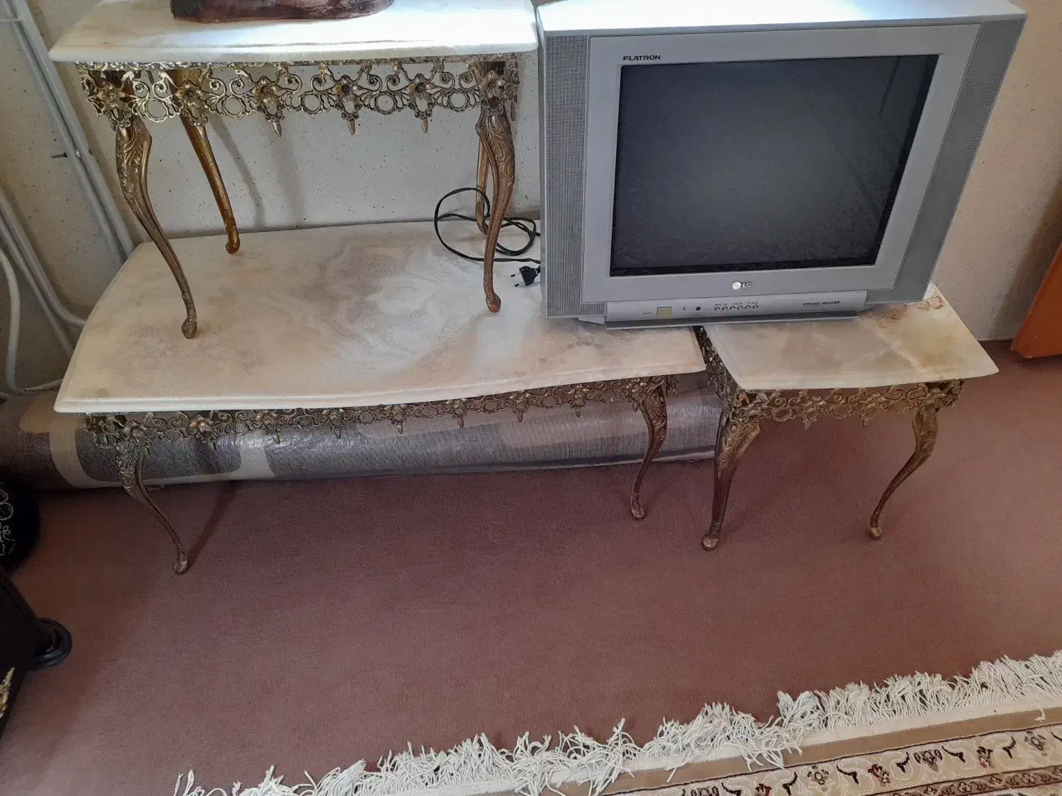 سه عدد جلو مبلی برنز|مبلمان خانگی و میز عسلی|سلماس, |دیوار