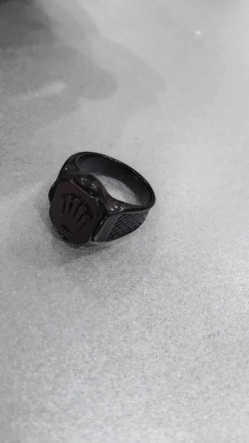 انگشتر رولکس استیل مشکی رنگ ثابت|زیورآلات و اکسسوری|تهران, والفجر (افسریه)|دیوار