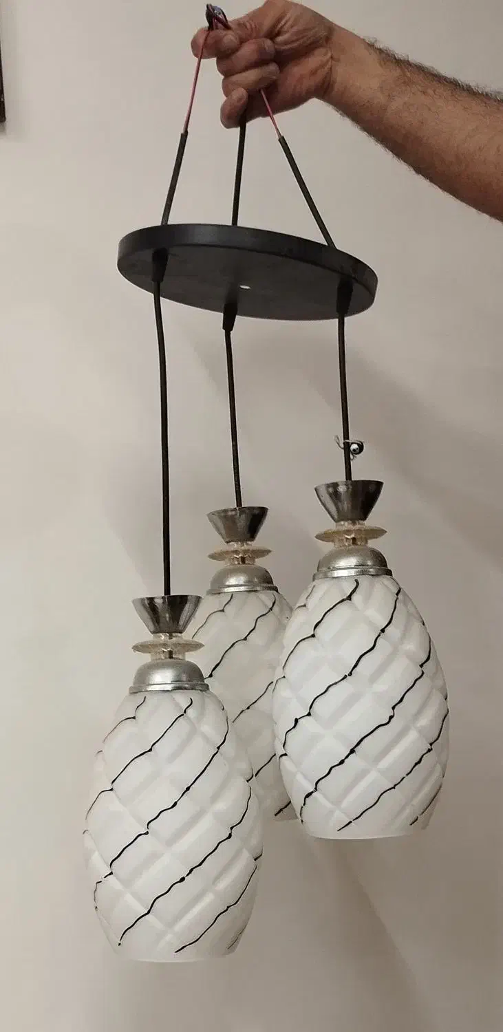 لوستر نو و تمیز|لوستر و چراغ آویز|بروجن, |دیوار