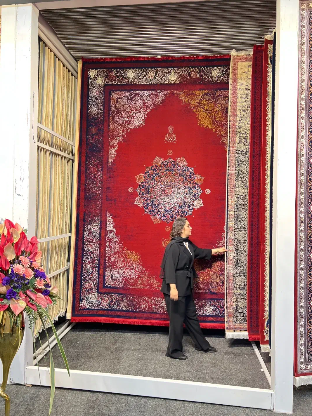 فرش مانعلی ۱۲۰۰ شانه کد ۳۵۷۰ نخ اکرولیک پلاس|فرش|شیراز, فرهنگیان|دیوار