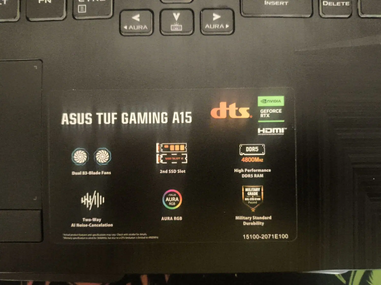 ASUS TUF Gaming A15 FA506NC|رایانه همراه|هشتگرد, هشتگرد قدیم|دیوار