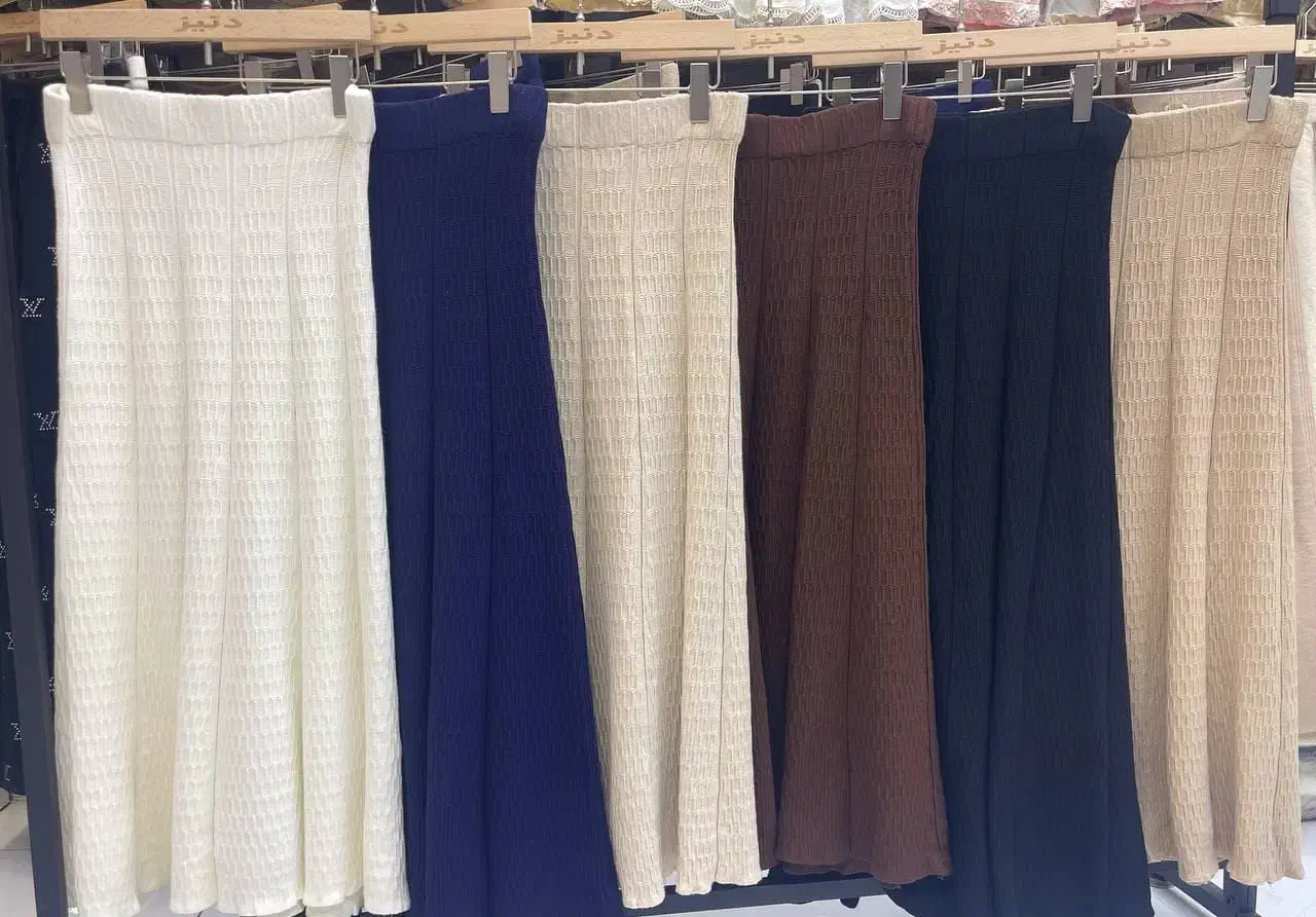 شلوار بافت زنانه رسید جنس خوب گرم بالا|لباس|قشم, |دیوار