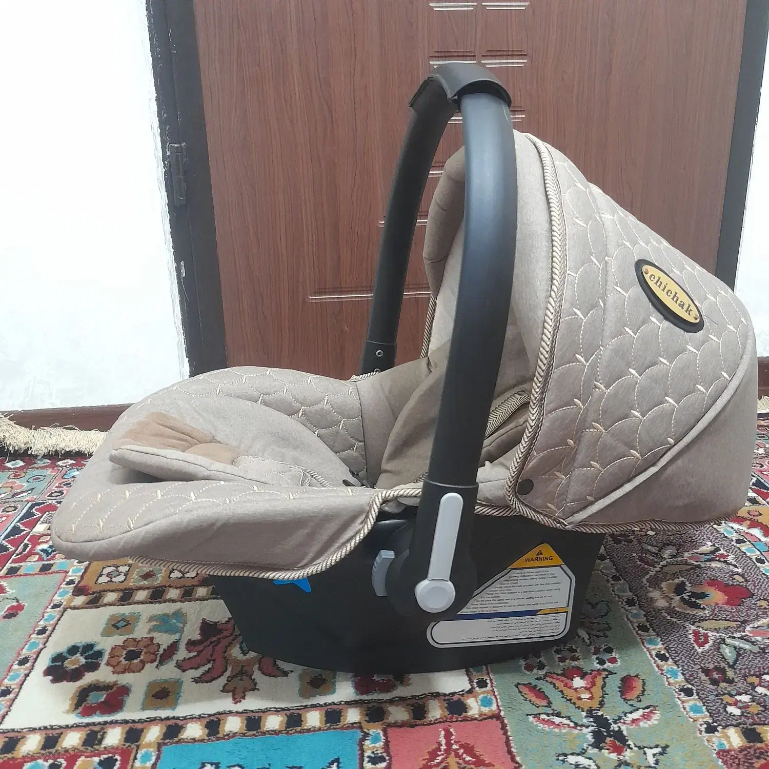 کالسکه کریر رنگ پارچه کرم تیر|کالسکه و لوازم جانبی|تهران, بیسیم|دیوار