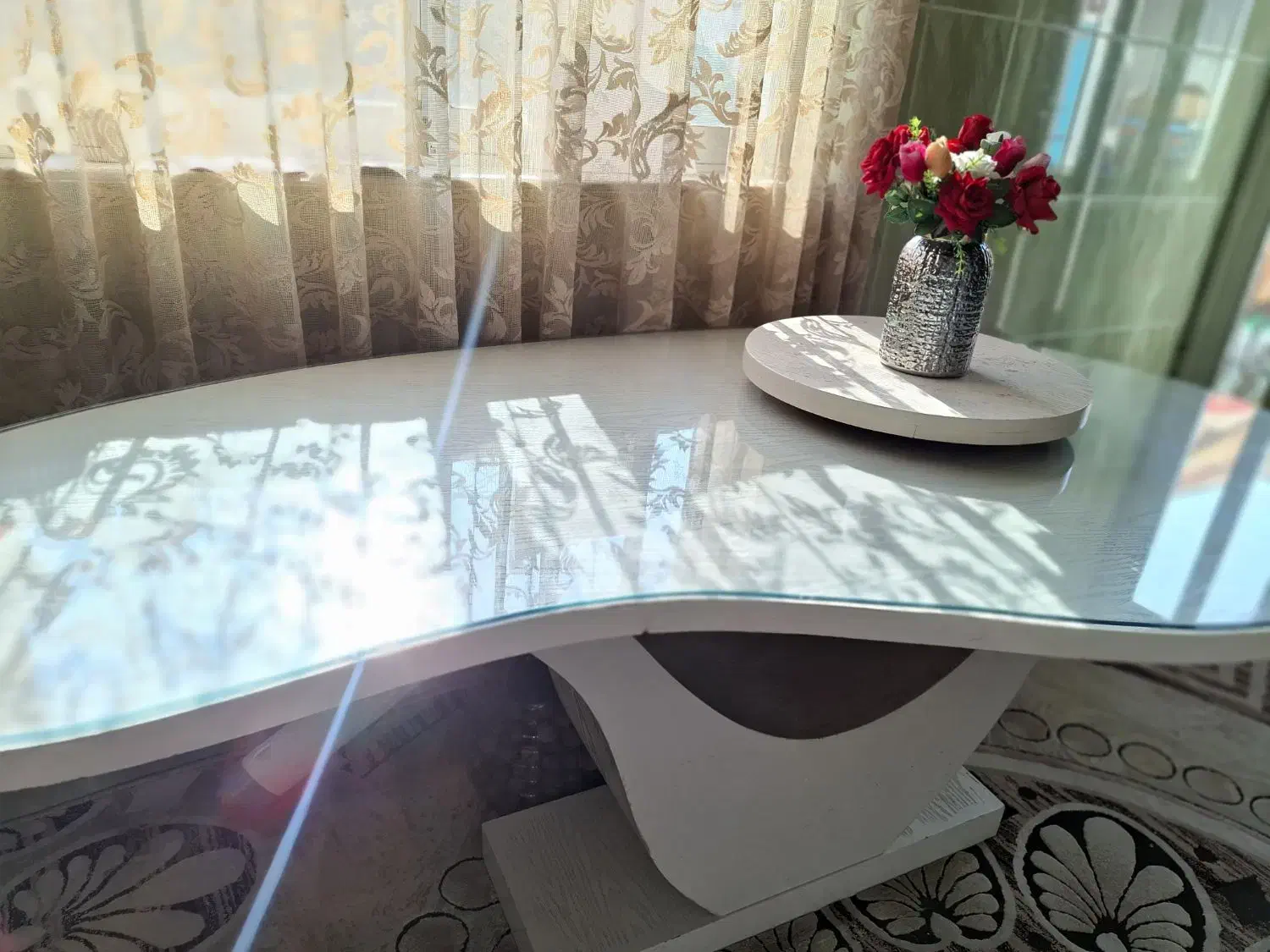 میز ناهارخوری مدل اشکی|میز و صندلی غذاخوری|گرگان, |دیوار