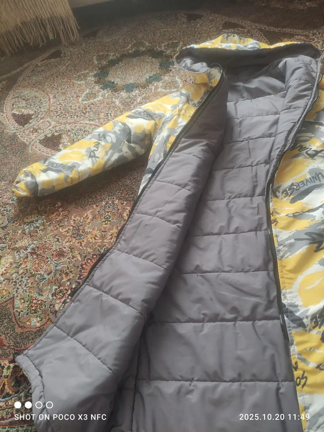 کاپشن بارانی تازه بدون استفاده از هردو طرف|لباس|کامیاران, |دیوار