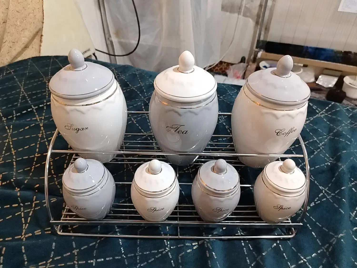 یک ست پاسماوری استفاده نشده|ظروف نگهدارنده، پلاستیکی، یک‌بارمصرف|بوکان, |دیوار