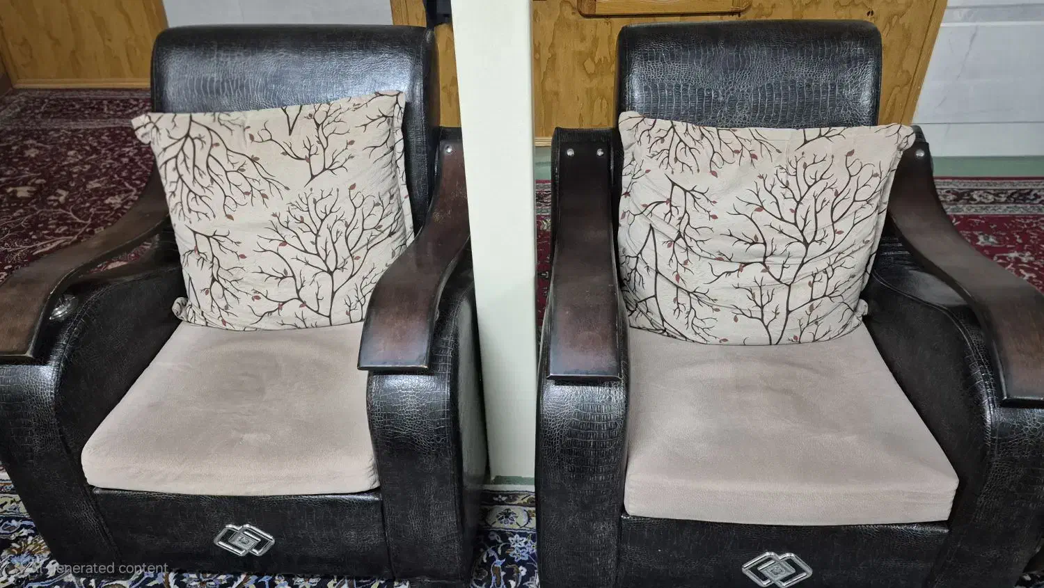 مبل راحتی ۸ نفره|مبلمان خانگی و میز عسلی|نجفآباد, معرفت|دیوار