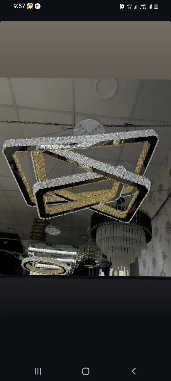 لوستر مینیمال|لوستر و چراغ آویز|همدان, |دیوار