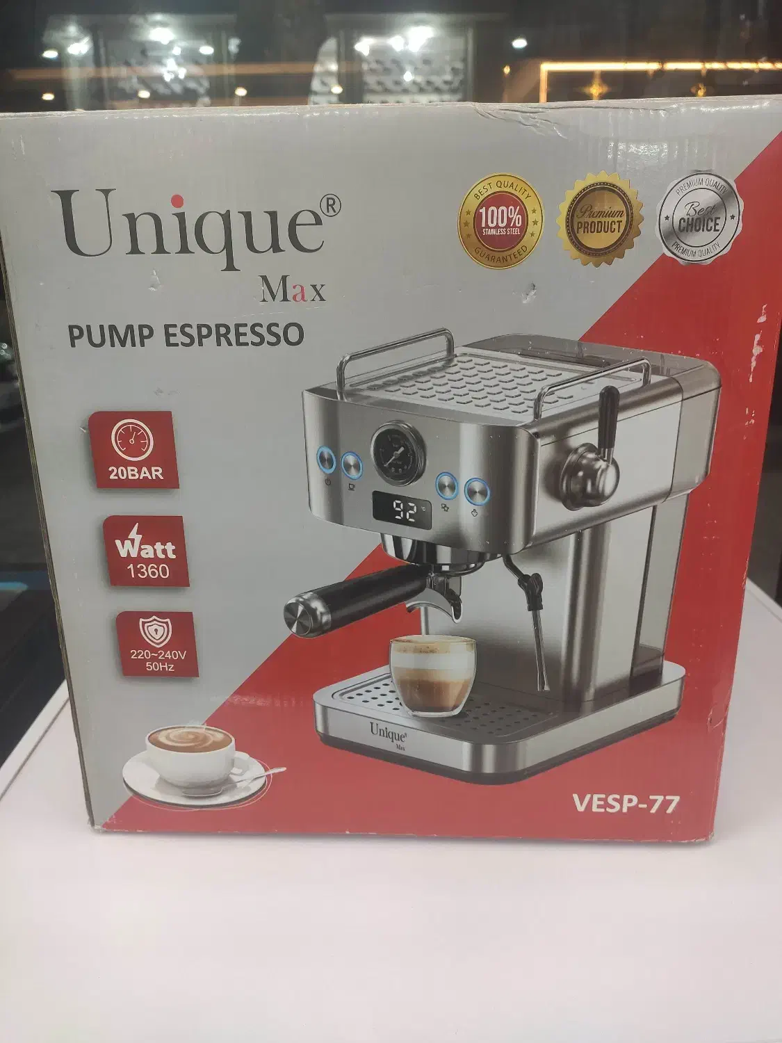 اسپرسو ساز نیمه صنعتی یونیک مکس|سماور، چایساز، قهوهساز|سراب, |دیوار