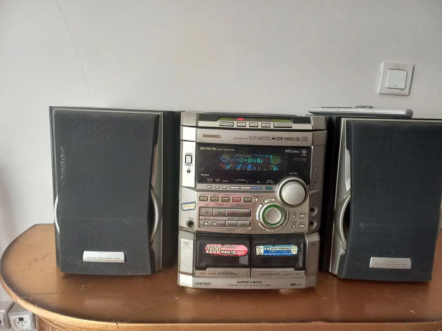 یک دستگاه ضبط کاست وسی دی  آیوا|سیستم صوتی خانگی|قدس, شهر‌قدس|دیوار