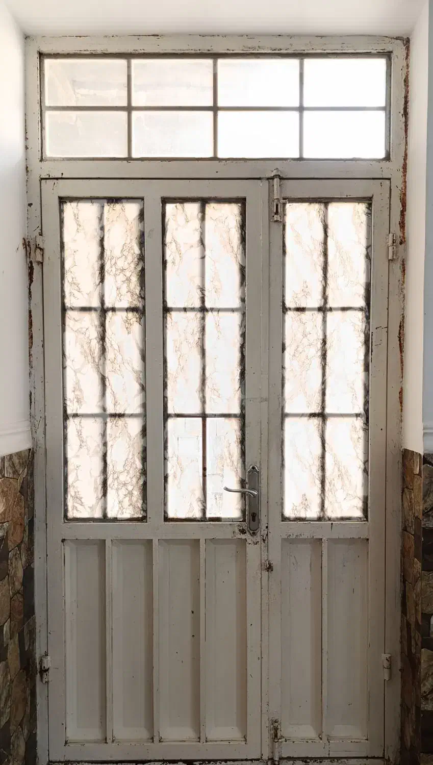 یک باب درب حال و دو پنجره آهنی|مصالح و تجهیزات ساختمان|برازجان, |دیوار