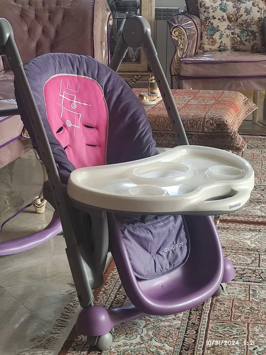 صندلی غذای کودک|تخت و صندلی بچه|اصفهان, شهرک کاوه|دیوار