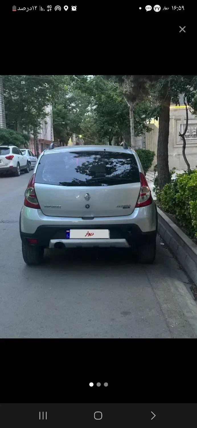 فروش ساندرو استپ وای اتومات|خودرو سواری و وانت|مشهد, عبادی|دیوار
