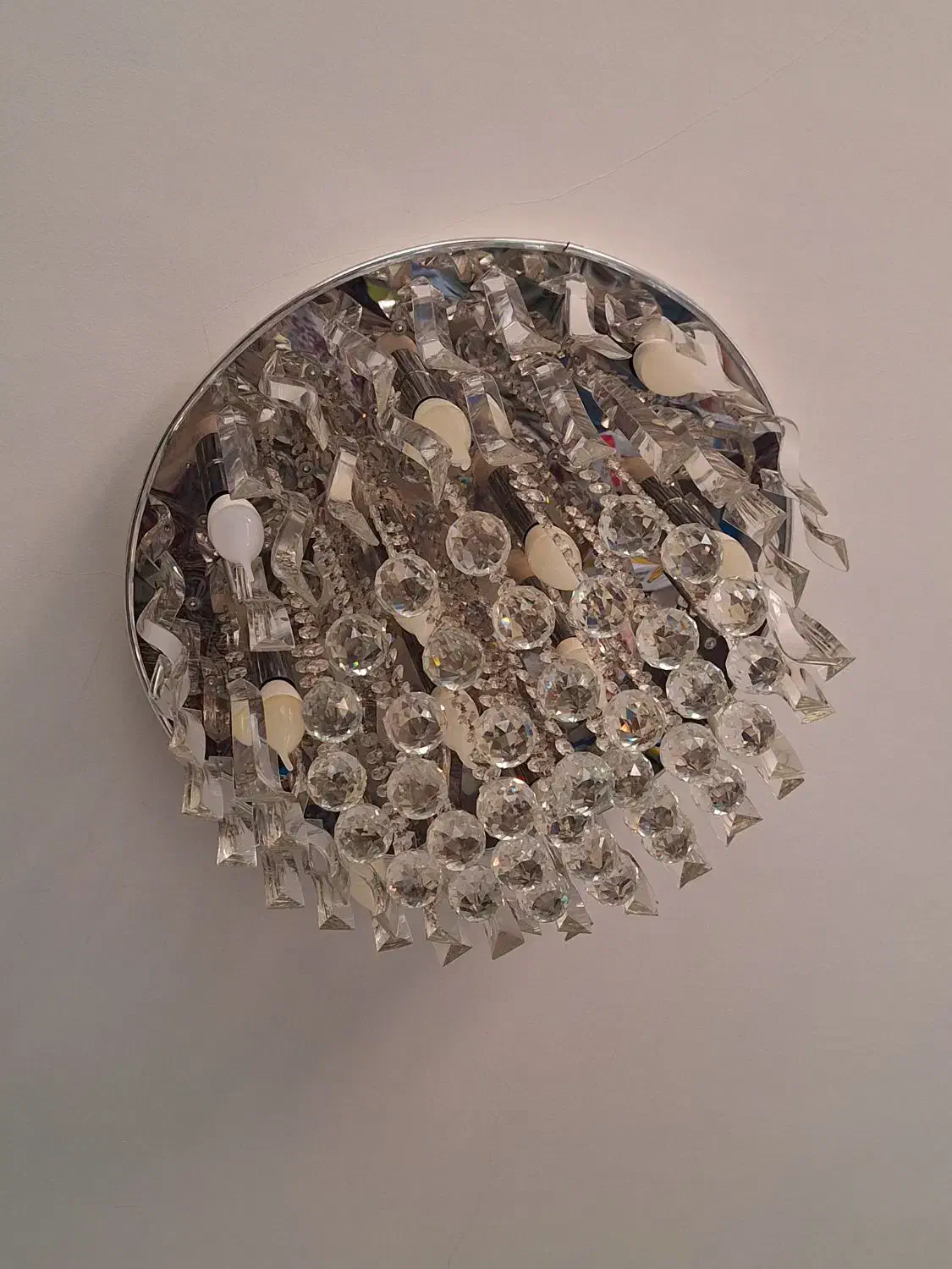 لوستر بزرگ سقفی|لوستر و چراغ آویز|تبریز, |دیوار